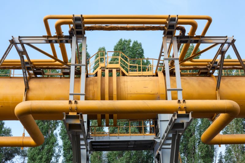 Commercial Gas Line Setup